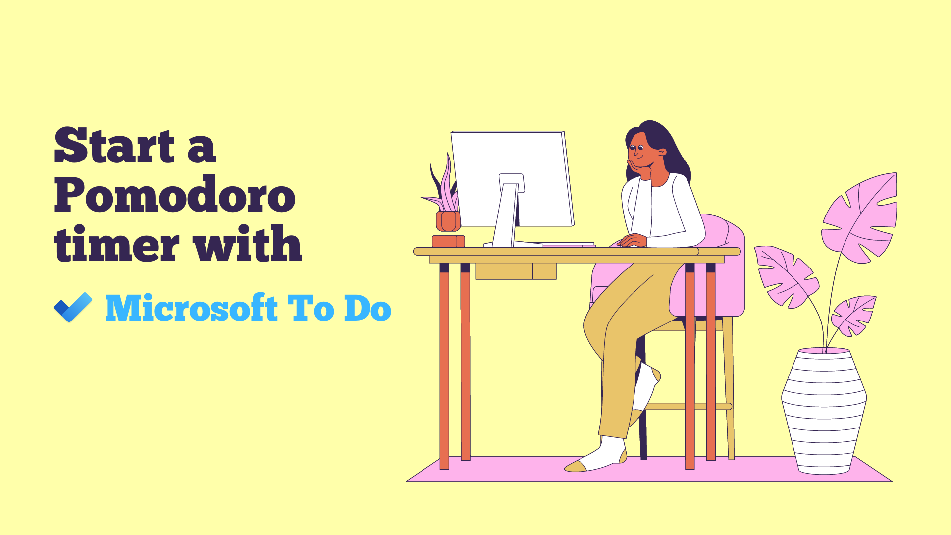 Start a Pomodoro timer with Microsoft To Do